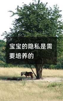 寶寶的隱私是需要培養的
