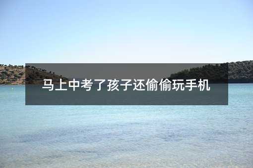 馬上中考了孩子還偷偷玩手機