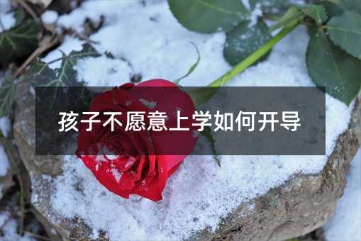 孩子不愿意上學(xué)如何開(kāi)導(dǎo)