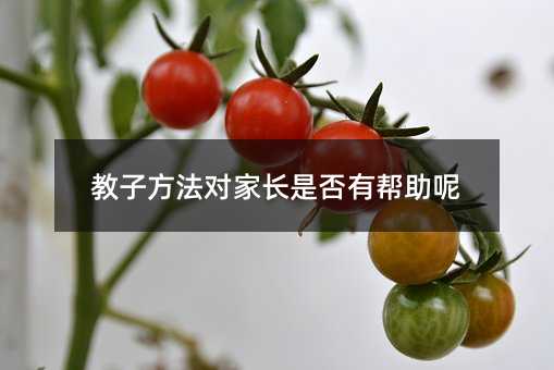 教子方法對家長是否有幫助呢