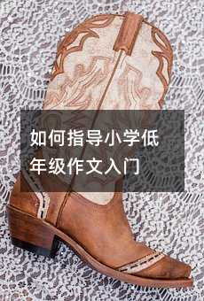 如何指導小學低年級作文入門