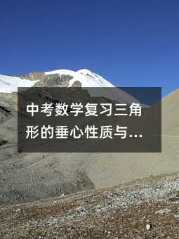 中考數學復習三角形的垂心性質與應用