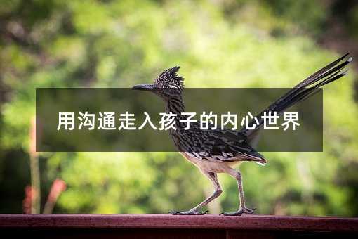 用溝通走入孩子的內(nèi)心世界