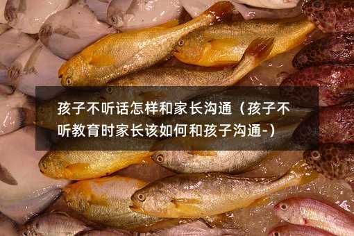 孩子不聽話怎樣和家長溝通(孩子不聽教育時家長該如何和孩子溝通-)