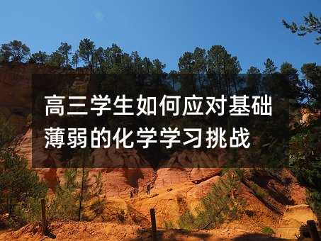 高三學(xué)生如何應(yīng)對基礎(chǔ)薄弱的化學(xué)學(xué)習(xí)挑戰(zhàn)