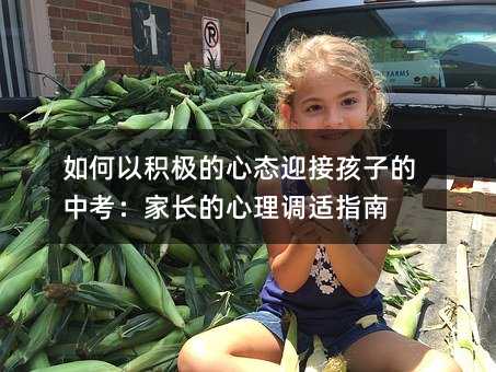 如何以積極的心態迎接孩子的中考:家長的心理調適指南