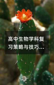 高中生物學科復習策略與技巧詳解
