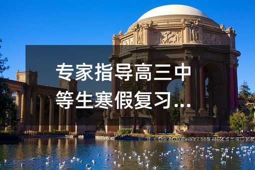 專家指導高三中等生寒假復習方案