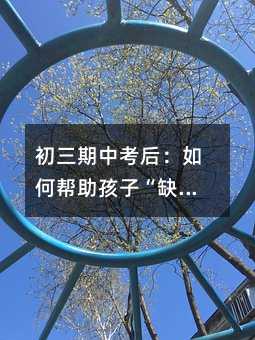 初三期中考后:如何幫助孩子“缺啥補啥”取得進步