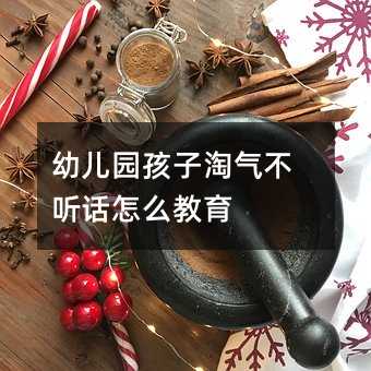 幼兒園孩子淘氣不聽話怎么教育