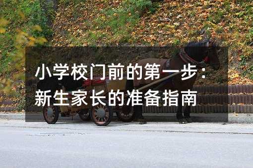 小學(xué)校門前的第一步:新生家長的準(zhǔn)備指南