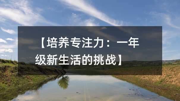 【培養(yǎng)專(zhuān)注力:一年級(jí)新生活的挑戰(zhàn)】