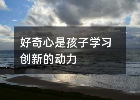 好奇心是孩子學習創(chuàng)新的動力