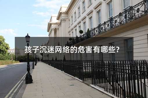 孩子沉迷網絡的危害有哪些?