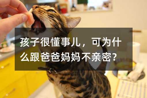 孩子很懂事兒,可為什么跟爸爸媽媽不親密?