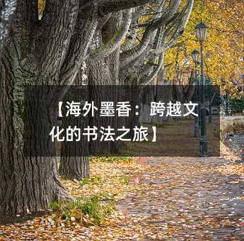 【海外墨香:跨越文化的書法之旅】