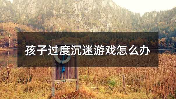 孩子過度沉迷游戲怎么辦