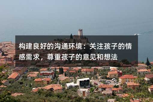 構(gòu)建良好的溝通環(huán)境:關(guān)注孩子的情感需求,尊重孩子的意見和想法