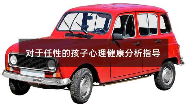 對于任性的孩子心理健康分析指導