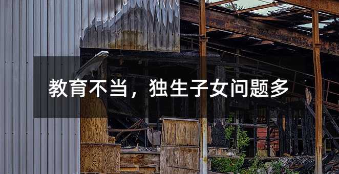 教育不當(dāng),獨(dú)生子女問(wèn)題多