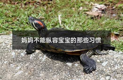 媽媽不能縱容寶寶的那些習(xí)慣