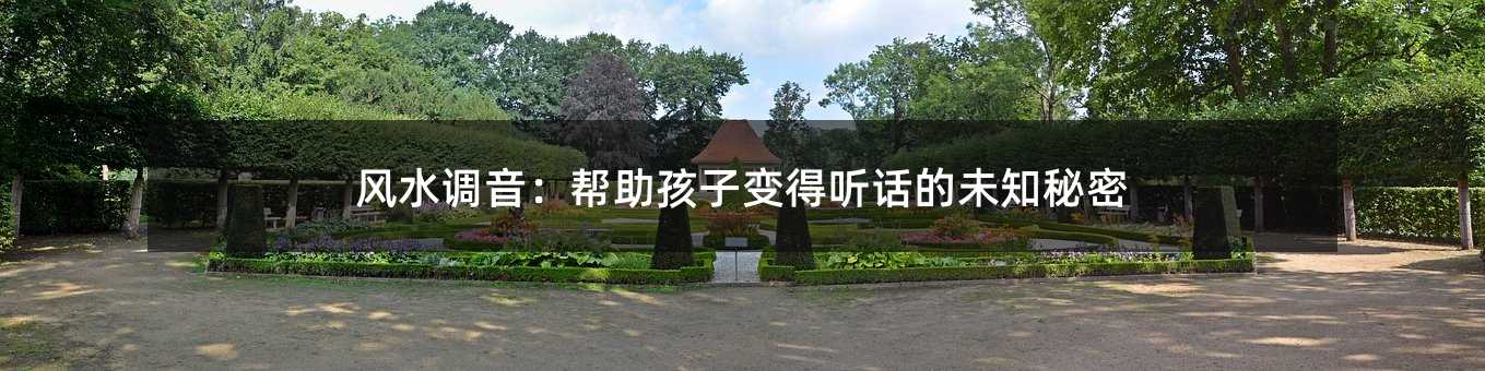 風水調音:幫助孩子變得聽話的未知秘密