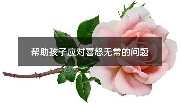 幫助孩子應(yīng)對(duì)喜怒無常的問題