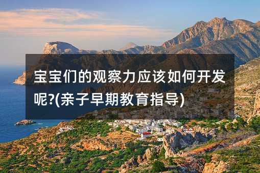 寶寶們的觀察力應(yīng)該如何開發(fā)呢?(親子早期教育指導(dǎo))