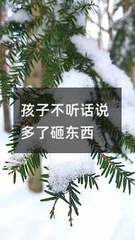 孩子不聽話說多了砸東西