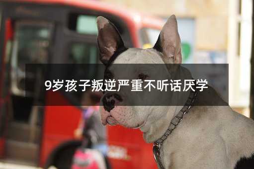 9歲孩子叛逆嚴重不聽話厭學