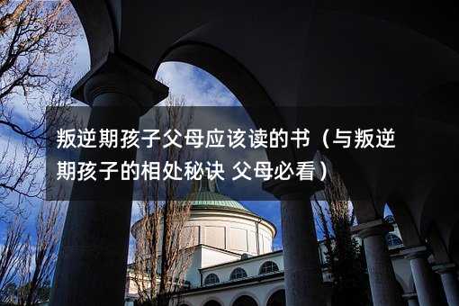 叛逆期孩子父母應該讀的書(與叛逆期孩子的相處秘訣 父母必看)