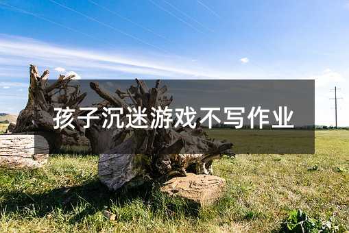 孩子沉迷游戲不寫(xiě)作業(yè)