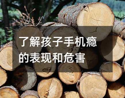 了解孩子手機癮的表現和危害