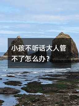 小孩不聽話大人管不了怎么辦?