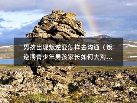 男孩出現叛逆要怎樣去溝通(叛逆期青少年男孩家長如何去溝通)