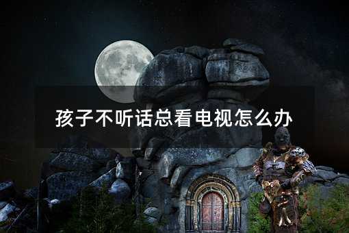 孩子不聽話總看電視怎么辦