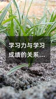 學(xué)習(xí)力與學(xué)習(xí)成績的關(guān)系:如何判斷一個人的學(xué)習(xí)力強(qiáng)不強(qiáng)?