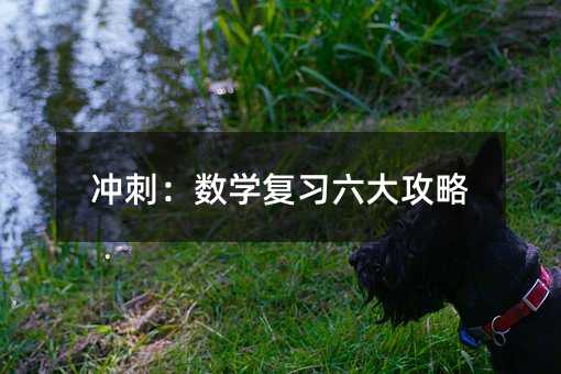 沖刺:數學復習六大攻略
