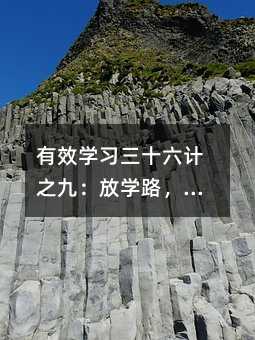 有效學習三十六計之九:放學路,游戲啟智