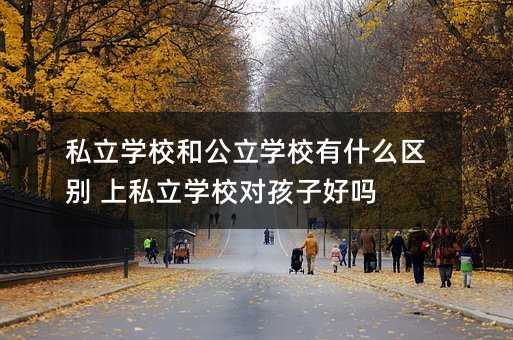 私立學(xué)校和公立學(xué)校有什么區(qū)別 上私立學(xué)校對孩子好嗎
