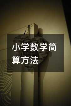 小學(xué)數(shù)學(xué)簡算方法
