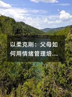 以柔克剛:父母如何用情緒管理培養健康的孩子