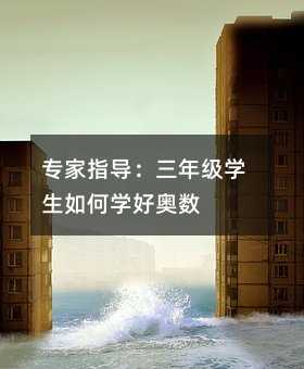 專家指導:三年級學生如何學好奧數