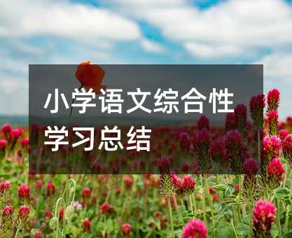 小學(xué)語(yǔ)文綜合性學(xué)習(xí)總結(jié)