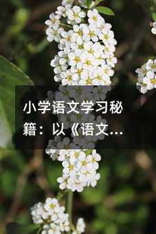 小學語文學習秘籍:以《語文園地二》為例,解鎖高效學習法