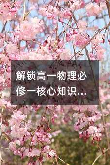 解鎖高一物理必修一核心知識點:參考系與質點的奧秘