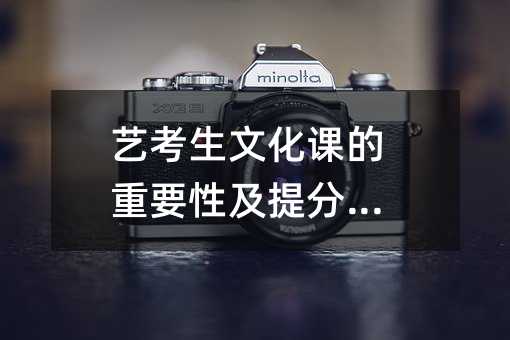 藝考生文化課的重要性及提分策略