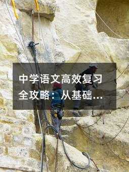 中學(xué)語(yǔ)文高效復(fù)習(xí)全攻略:從基礎(chǔ)到作文的逐個(gè)擊破