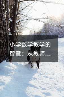 小學數學教學的智慧:從教師經驗到家庭實踐