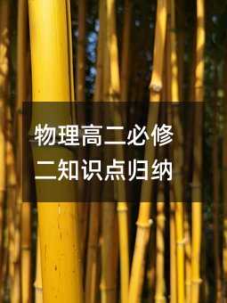 物理高二必修二知識(shí)點(diǎn)歸納